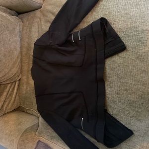 Asymmetrical hem jacket